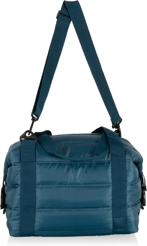 Vista 7 de PICNIC TIME - Bolsa térmica térmica versátil con capacidad para 12 latas, bolsa térmica suave con forro interior resistente al agua, correas largas