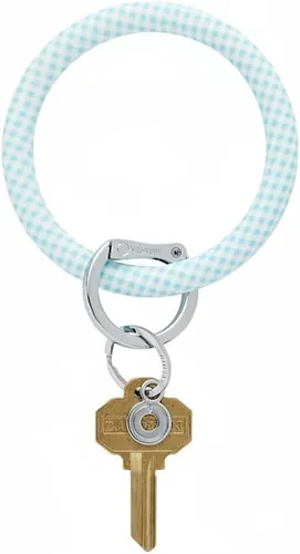 Vista 12 de Oventure Big O Key Ring - Llavero de silicona para mujer con cierre de bloqueo Back In Black
