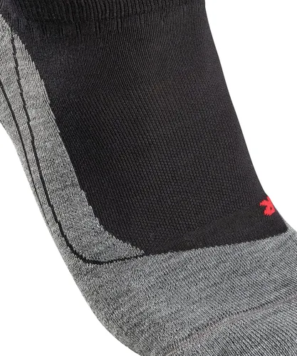 Vista 5 de FALKE Calcetines para correr RU4 Endurance Invisible para hombre, secado rápido, 1 par Negro (mezcla negra 3010)