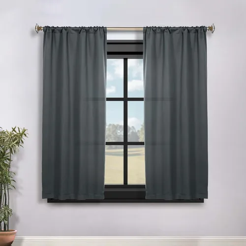 Vista 144 de Superior Cortinas Opacas, Oscurecimiento de Habitación, Dormitorio, Cortinas, Cocina, Acentos de Ventana de Sala de Estar, Bloqueo Solar, Térmico