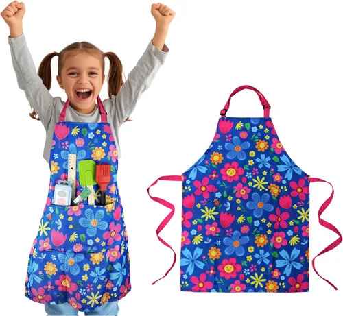 Vista 11 de Delantal para niños - cocina, jardinería, artista, pintura, limpieza, horneado, cerámica, chef, cocina, regalo para niños, niñas