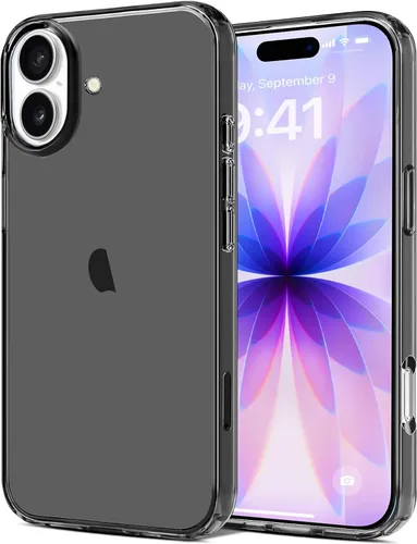 Vista 90 de JJGoo Funda transparente compatible con iPhone 15 Pro, funda de teléfono de TPU suave y transparente, funda antigolpes transparente a prueba