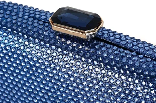 Vista 6 de RAPENG Bolso de noche para mujer con diamantes de imitación con purpurina para boda novia cóctel fiesta baile de graduación