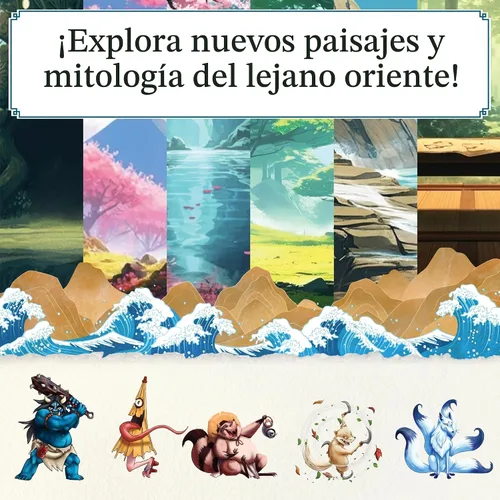 Vista 3 de DragonIsles – Juego de mesa de aventura familiar de fantasía para 2-5 jugadores, a partir de 10 años – ¡Un viaje de tierras lejanas y fortunas!