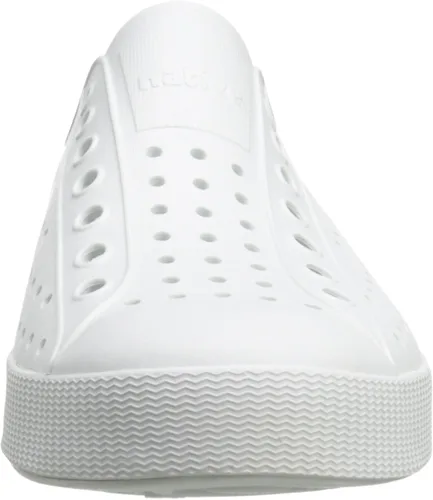 Vista 2 de Native Shoes, Jefferson, Zapatilla ligera para adultos, Shell White Solid '14, 12 Women10 Men