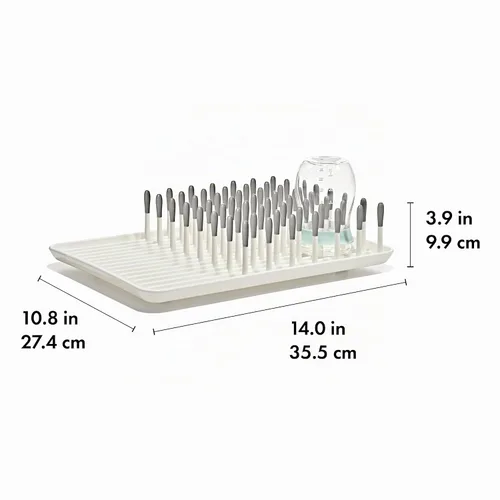 Vista 6 de OXO Tot - Escurridor de biberones con tabla de drenaje, estante de secado portátil