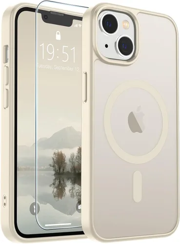 Vista 298 de SUPFINE Funda magnética para iPhone SE 2022 (3ª)/2020 (2ª), iPhone 8 (compatible con MagSafe) (protección contra caídas de grado militar), funda