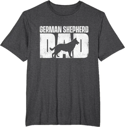 Vista 62 de Camiseta de pastor alemán para el día del padre del dueño de perros caninos, Negro