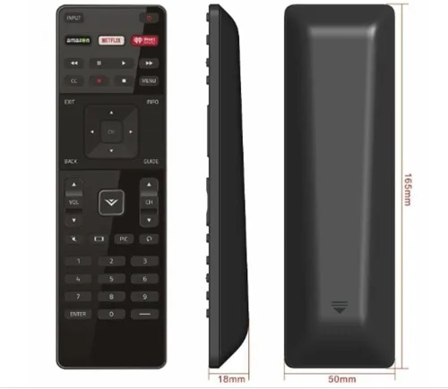 Vista 3 de Control remoto XRT122 para control remoto Vizio Smart TV, sin necesidad de programar, control remoto universal para modelos de TV Vizio E32H-C1