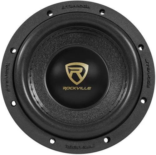 Vista 2 de Rockville W65K9D2 6.5 "1000 W Peak Subwoofer de audio para automóvil Dual 2-Ohm Sub 250w RMS CEA nominal CEA Rated, Cast Aluminum Basket, 4-Layer