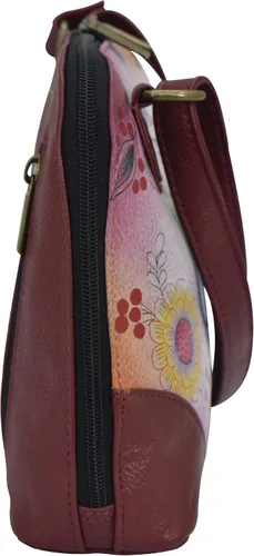Vista 5 de Anna by Anuschka Leather Small Multi Compartment Zip-Around Organizer