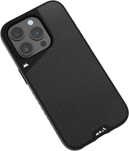 Vista 25 de Mous - Funda para iPhone 15 compatible con MagSafe Limitless 5.0, cuero negro, funda protectora para iPhone 15, funda para teléfono a prueba