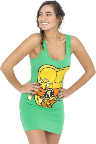 Vista 7 de Teenage Mutant Ninja Turtles Vestido sin mangas para disfraz de Halloween TMNT para mujerjunior