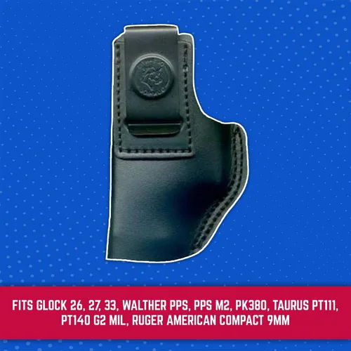 Vista 3 de DeSantis Gunhide Insider Funda Para Glock 26/27 Mano Izquierda Negro
