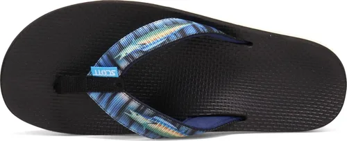 Vista 5 de Scott Hawaii Sandalias Kaiko para hombre, de nailon y goma, con soporte de arco y copa de talón