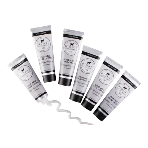 Vista 16 de Dionis Crema de manos de leche de cabra – Loción hidratante para piel seca, segura para pieles sensibles – Crema cremosa de coco y avena 1 oz