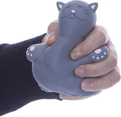 Vista 2 de Boxer Gifts Kalma Kitty Juguetes para aliviar el estrés Bolas de estrés únicas para adultos y adolescentes - Juguetes esponjosos para aliviar