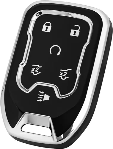 Vista 7 de OFFCURVE Funda para llavero para GMC Yukon/Yukon XL Terrain Acadia Sierra, funda de TPU suave para llavero para Chevy Chevrolet Suburban Tahoe