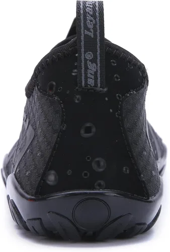 Vista 3 de Leyang Zapatos acuáticos para mujer y hombre, de secado rápido, calcetines acuáticos para natación, playa, surf, buceo, piscina, yoga, aeróbicos
