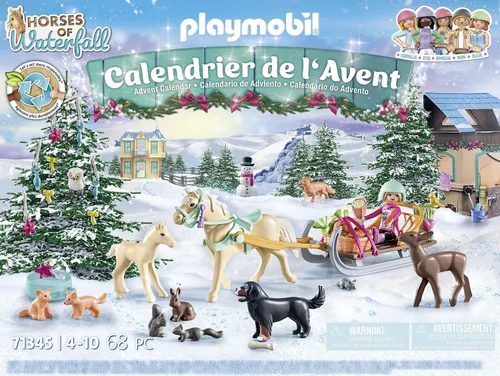 Vista 4 de Playmobil Calendario de Adviento - Paseo en trineo navideño