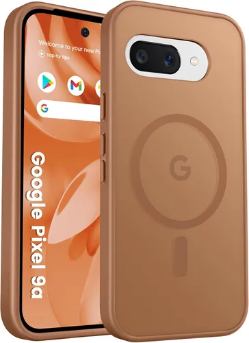 Vista 25 de Funda para teléfono Google Pixel 9 Pro XL, Compatible con Magnético, Protección contra Caídas de Grado Militar Translúcida Mate Resistente a Golpes