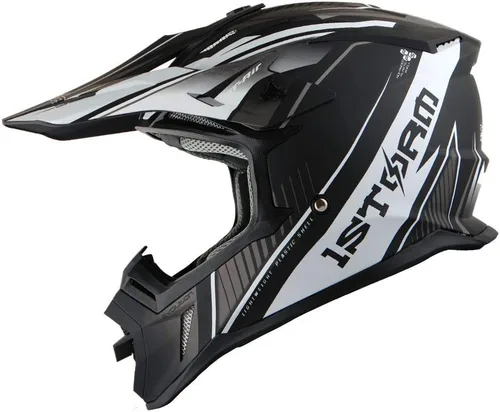 Vista 6 de 1Storm - Casco de motocross para adultos BMX MX ATV Dirt Bike Downhill Mountain Bike, estilo de carreras H637