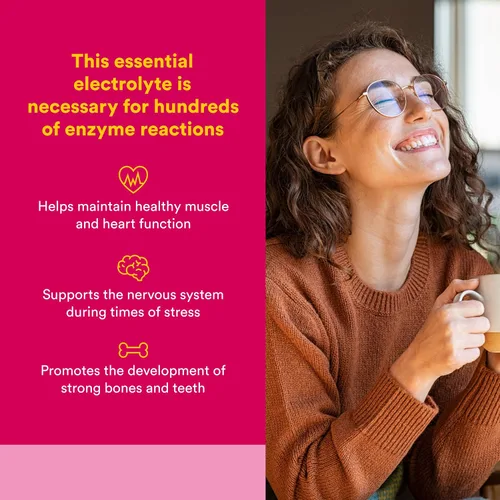 Vista 2 de Natural Factors Citrato de magnesio – Suplemento diario para apoyo a la salud muscular y cardíaca – Suplemento de magnesio ayuda a huesos y dientes