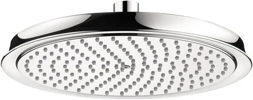 Vista 4 de Hansgrohe Raindance S 04927340 - Cabezal de ducha moderno de 9 pulgadas, 1 pulverizador en cromo negro cepillado
