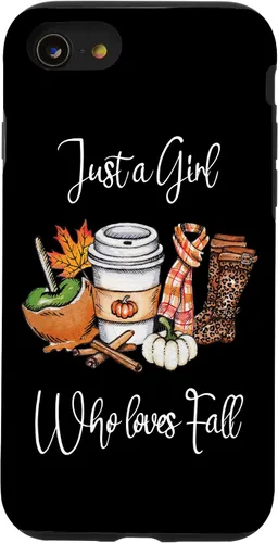 Vista 18 de iPhone 12 Pro Max Just A Girl Who Loves Fall Pumpkin Spice Boot Estuche de regalo de girasol