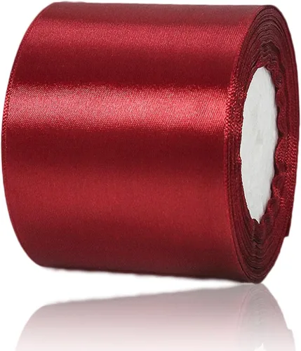 Vista 85 de Cinta de Satén Beige de Color Sólido, 1-1/2 Pulgadas x 25 Yardas, Cinta de Satén de Tela para Envolver Regalos, Manualidades, Hacer Lazos