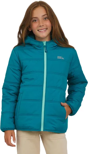 Vista 11 de Eddie Bauer Deer Harbor - Chaqueta acolchada reversible con forro de piel sintética para niñas Rubor