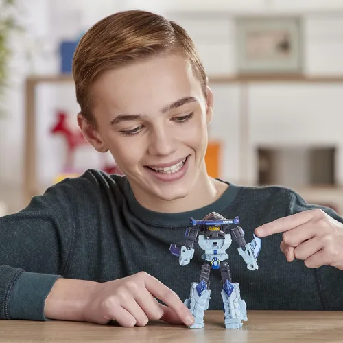Vista 8 de Transformers Toys Bumblebee Cyberverse Adventures Dinobots Unite Warrior Class Hammerbyte Action Attackers Figure, a partir de 6 años, 5.4 pulgadas