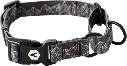 Vista 8 de Wolfgang - Collar de perro Martingala resistente con hebilla de nailon de liberación rápida para caminar y entrenar, estampado BrookTrout, grande