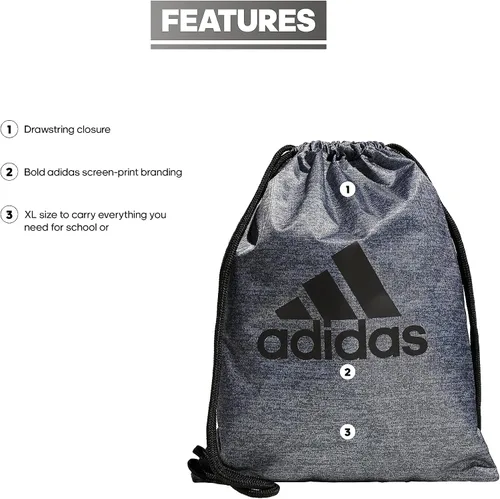 Vista 2 de adidas Mochila del torneo 3, Jersey Onix GrisNegro, Mochila Tournament 3