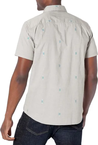 Vista 2 de Pendleton Camisa de algodón Carson de manga corta para hombre