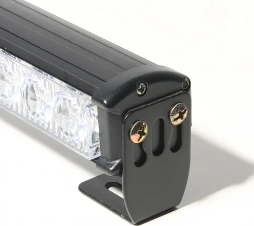 Vista 4 de DIYAH 28 LED 31.5 "Advertencia de emergencia Tráfico Advisor Vehículo Barra de luz estroboscópica (ámbar/blanco)