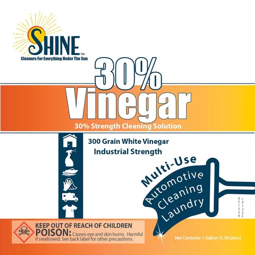 Vista 4 de 30% de vinagre concentrado de galón – Hace 6 galones de solución terminada – Para uso doméstico y exterior – Vinagre concentrado multiusos