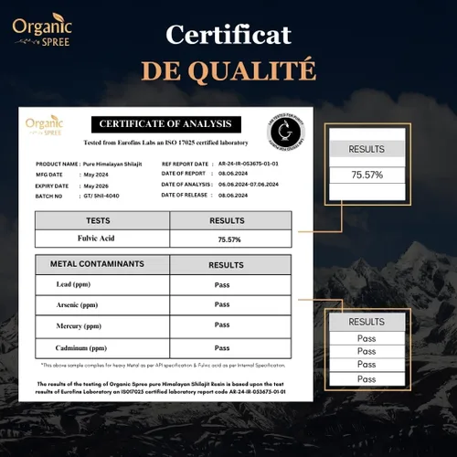 Vista 8 de ORGANIC SPREE Suplemento puro de resina Shilajit y mucosa del Himalaya – 0.71 oz y 120 tabletas – Resina de ácido fúlvico mineral de 85 trazas