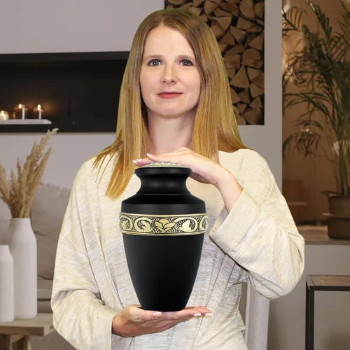 Vista 4 de Trupoint Memorials Urna Extra Grande para Cenizas de Adultos Hombres o Mujeres de Hasta 300 Libras – Urnas de Cremación para Cenizas Humanas, Urnas