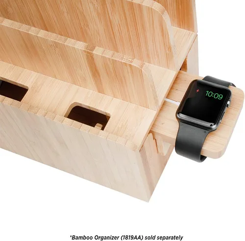 Vista 6 de MobileVision organizadores y estantes de bamboo, Apple reloj solo adaptador