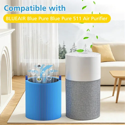 Vista 4 de Filtro de repuesto 511 AllergenBlock para purificador de aire Blueair Blue Pure 511