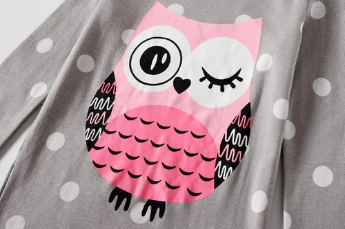 Vista 3 de Family Feeling Conjunto de pijama de manga larga, diseño 100% de algodón, para niños pequeños
