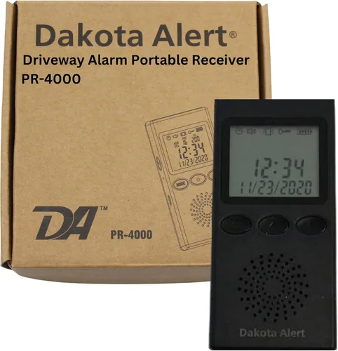 Vista 4 de Dakota Alert Wireless Driveway Alarm DCMA-4K Plus 1-Mile Motion Sensor Kit