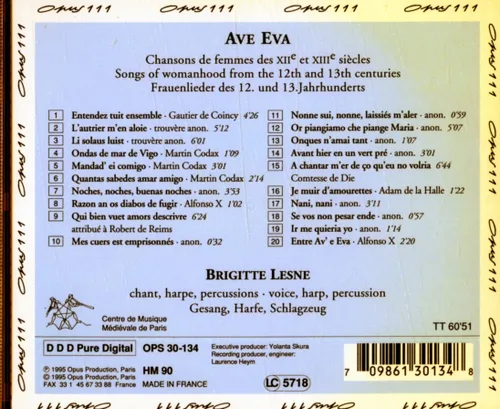 Vista 2 de Ave Eva Chansons De Femmes