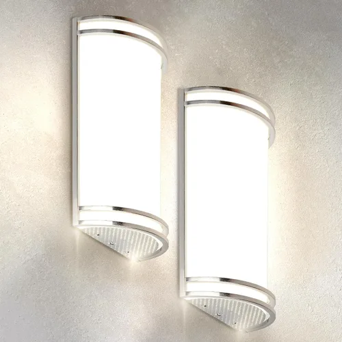 Vista 15 de ASD - Lámpara de pared LED para interiores, níquel cepillado 3000/4000 8 pulgadas Níquel cepillado