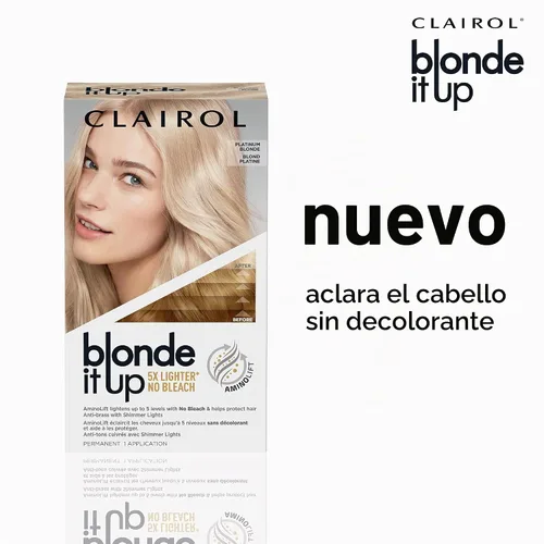 Vista 11 de Clairol Blonde It Up - Tinte permanente para el cabello, color rubio