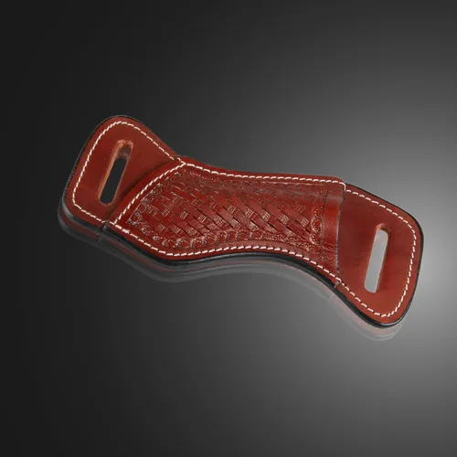 Vista 6 de Funda de cuero para cuchillo plegable con bolsillo para cinturón, portacuchillos compactos EDC Funda de cuero para funda de cuchillo plegable.