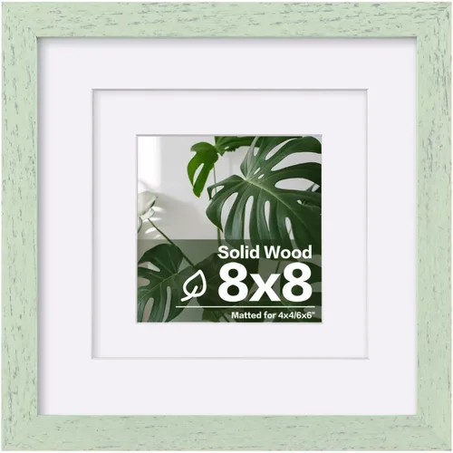 Vista 31 de Egofine - Portarretratos de 4 x 6 pulgadas, de madera maciza con plexiglás, para fotos de 3.5 x 5 con paspartú o de 4 x 6 sin paspartú, para colocar