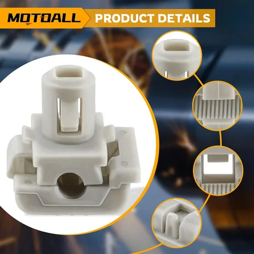 Vista 4 de MOTOALL Clips de pestillo de barra de bloqueo de puerta y puerta para Ford F150 F250 F350 Super Duty SL Paquete de 4