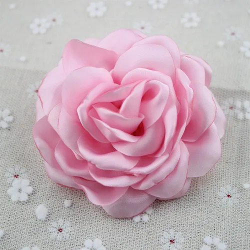 Vista 2 de Delicados broches de flores de peonía, delicados broches de gasa con rosas clásicas para bodas, fiestas, banquetes de baile para mujeres, elegantes